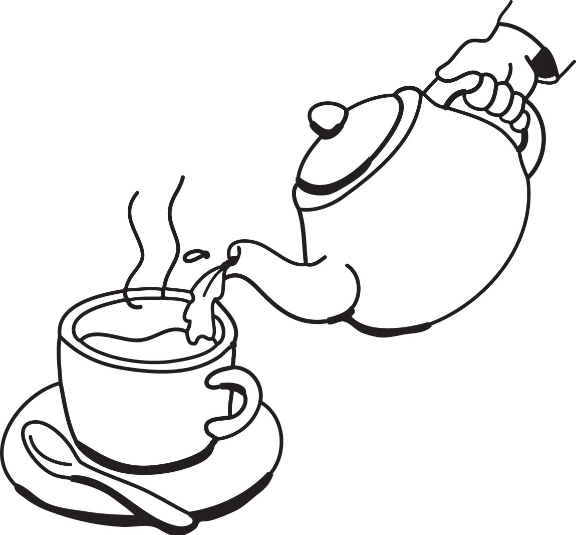 Your friends and family will be fascinated by this tea kettle's unique design. Tea Kettle Clip Art Clip Art Library