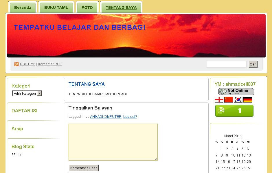 Contoh Blog Wordpress Untuk Jualan - Contoh 36