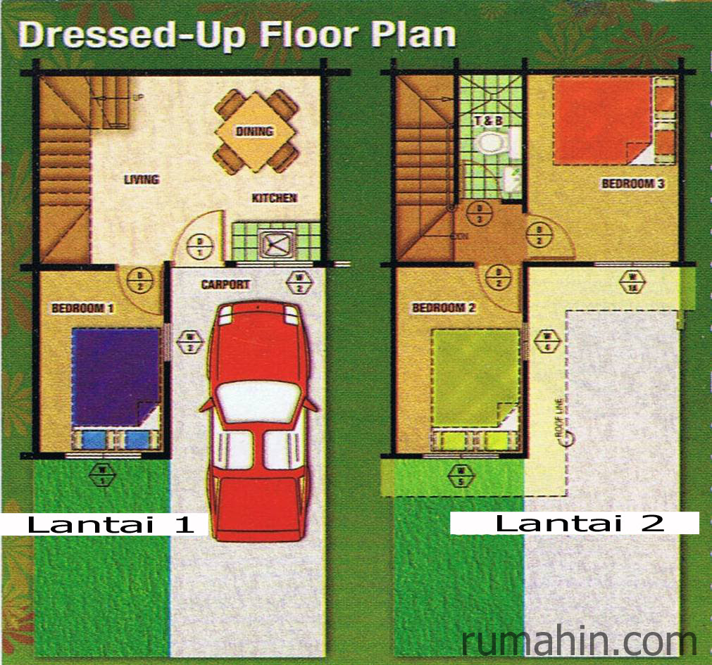 Renovasi Rumah Minimalis 2  Lantai  Type 36 Expo Desain  Rumah