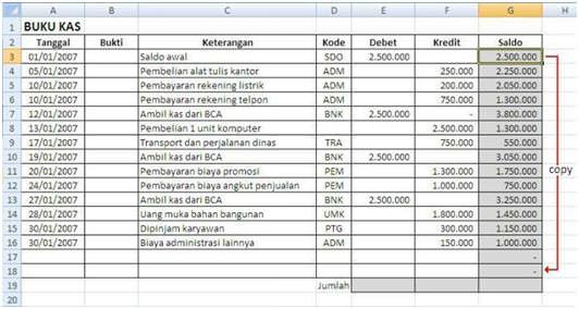 Contoh Buku Kas Kecil - Contoh 917