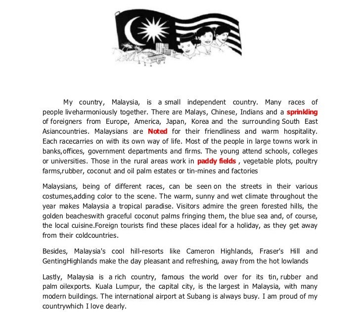 karangan bahasa inggeris tahun 6