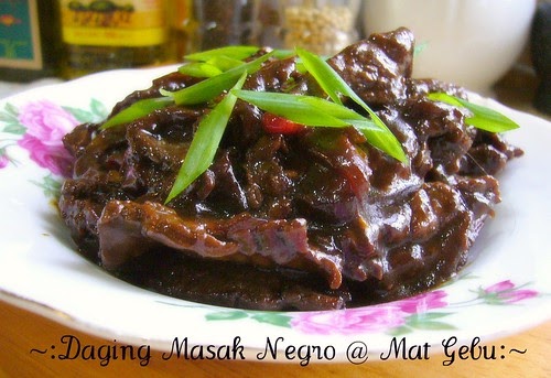 SENANGNYE: CARA MASAK DAGING MASAK NEGRO