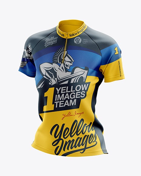 Download Womens Cross Country Jersey mockup Half Side View (PSD ...