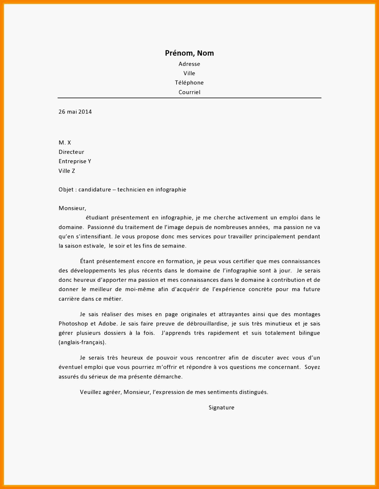 Lettre De Motivation Poste Interim - Soalan bn