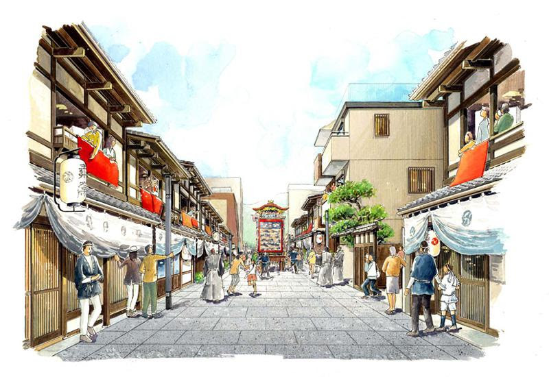 あなたのためのイラスト 75 京都 町並み イラスト