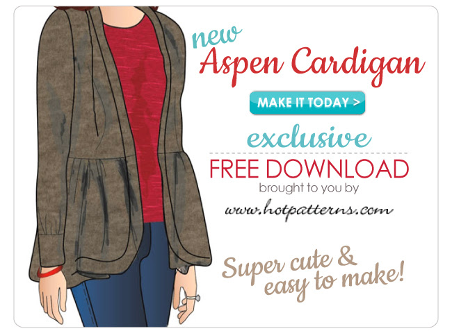 Aspen Cardigan FREE Pattern Download