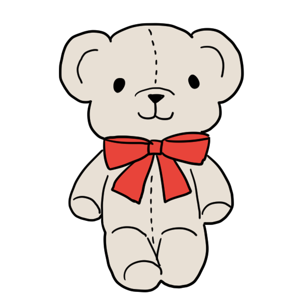 ロイヤリティフリー可愛い くま ぬいぐるみ イラスト スーパーイラストコレクション