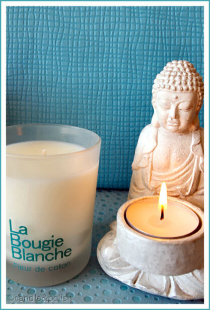 PRIERE MAGIE BLANCHE BOUGIE ET PARFUM MYSTIQUE DU <a class=