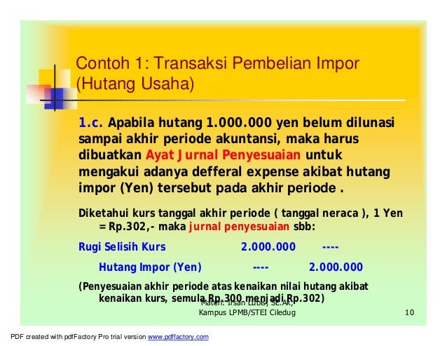 Contoh Jurnal Penyesuaian Sampai Neraca Lajur - Dawn Hullender
