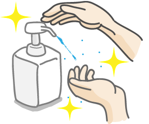 最高アルコール 消毒 手指 消毒 イラスト スーパーイラストコレクション