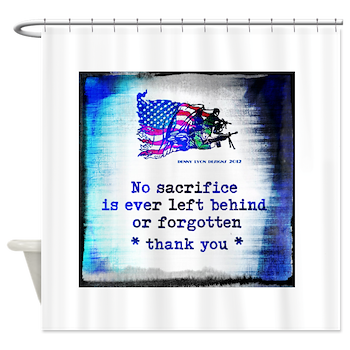 Military Sacrifice Shower Curtain