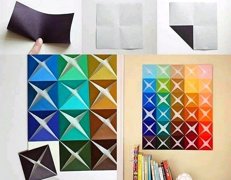 Cara Membuat Hiasan  Dinding Kelas  Smp  Dari Kertas Origami 