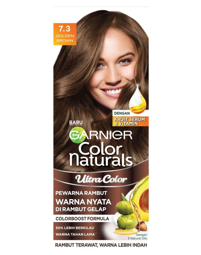 Review Cat  Rambut  Garnier  Golden Brown
