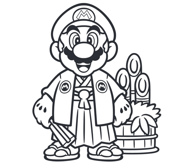 子供向けぬりえ 新着マリオ 塗り絵 無料 キャラクター