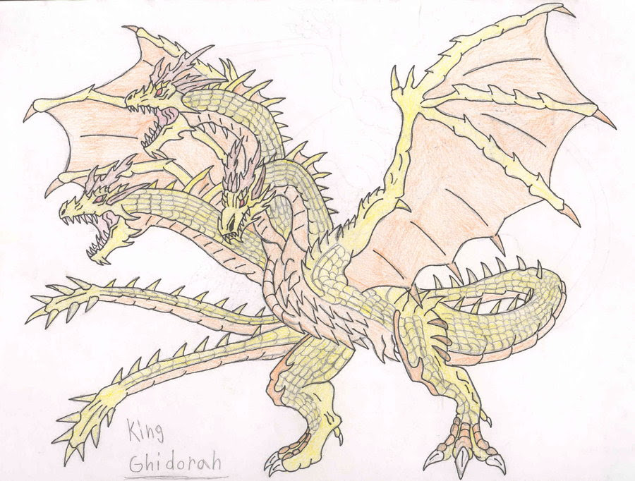 How To Draw Cartoon Godzilla