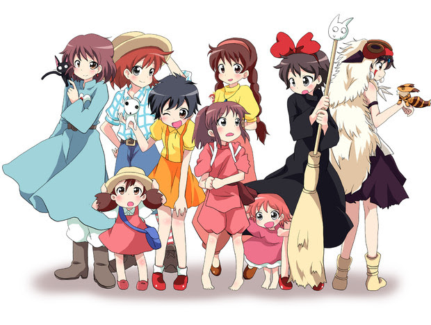 最高のジブリ キャラクター イラスト アニメ画像