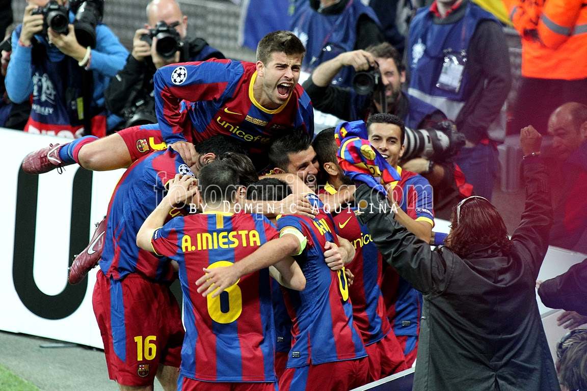 Manchester united, on may 28, 2011 at wembley stadium in london.barcelona won 3 to 1. My Uefa Champions League Finals Fotoaquilina