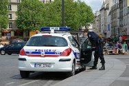 Police in Paris.