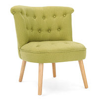 Noble House Tollman light green tufted accent chair