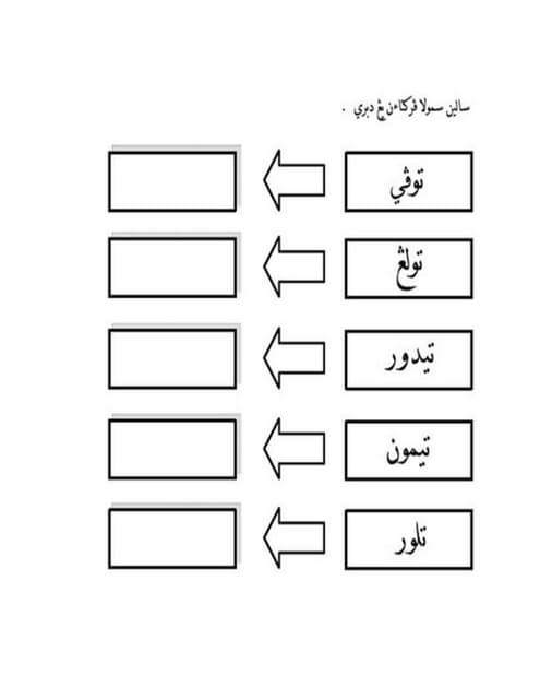 Contoh Soalan Bahasa Jawi Tahun 1 - Terengganu w