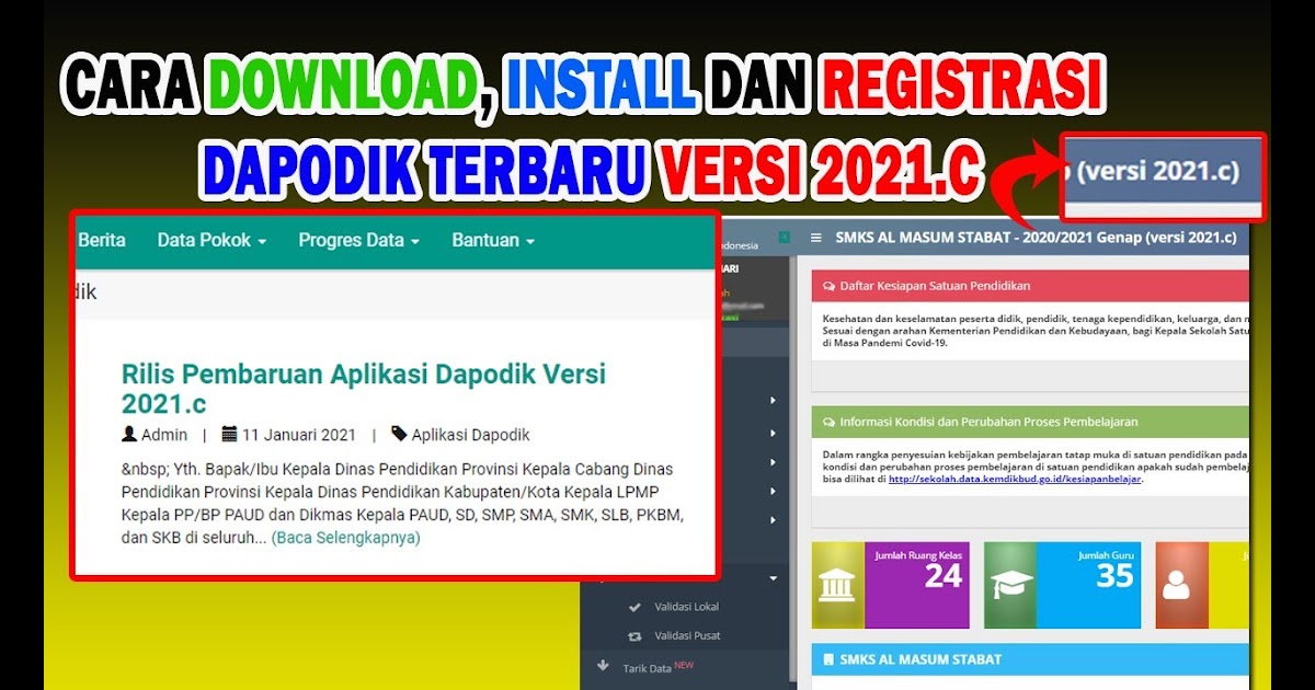 Prefil Dapodik 2021 C Cara Instal Dan Link Download Aplikasi Dapodik