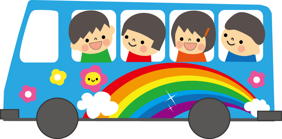 ひどい かわいい 幼稚園 バス イラスト イラスト 写真