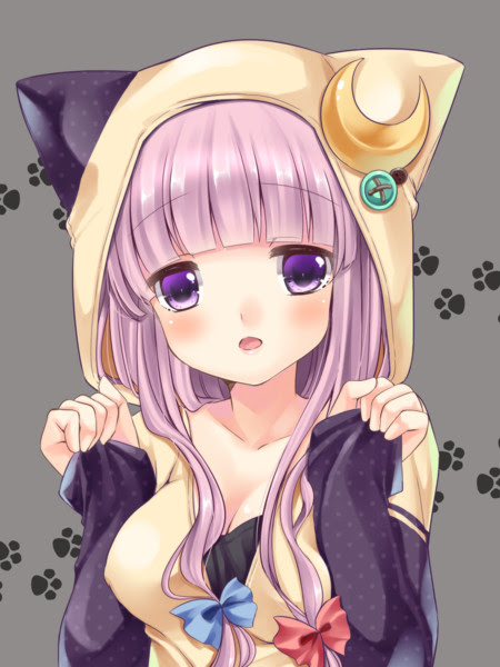 Kasword フード 猫 耳 パーカー イラスト