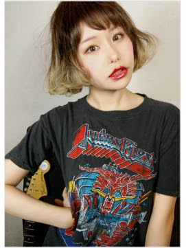 ベスト髪型 ロック 女 ミディアム 最も人気のある髪型