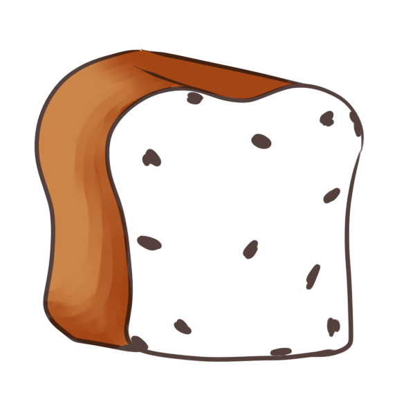動物の画像について 驚くばかり食パン イラスト