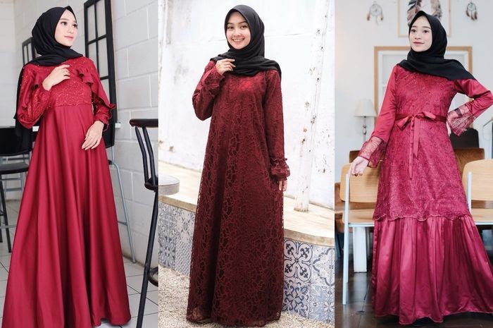  Baju  Warna  Maroon  Cocok  Dengan Kerudung  Warna  Apa  Pintar 