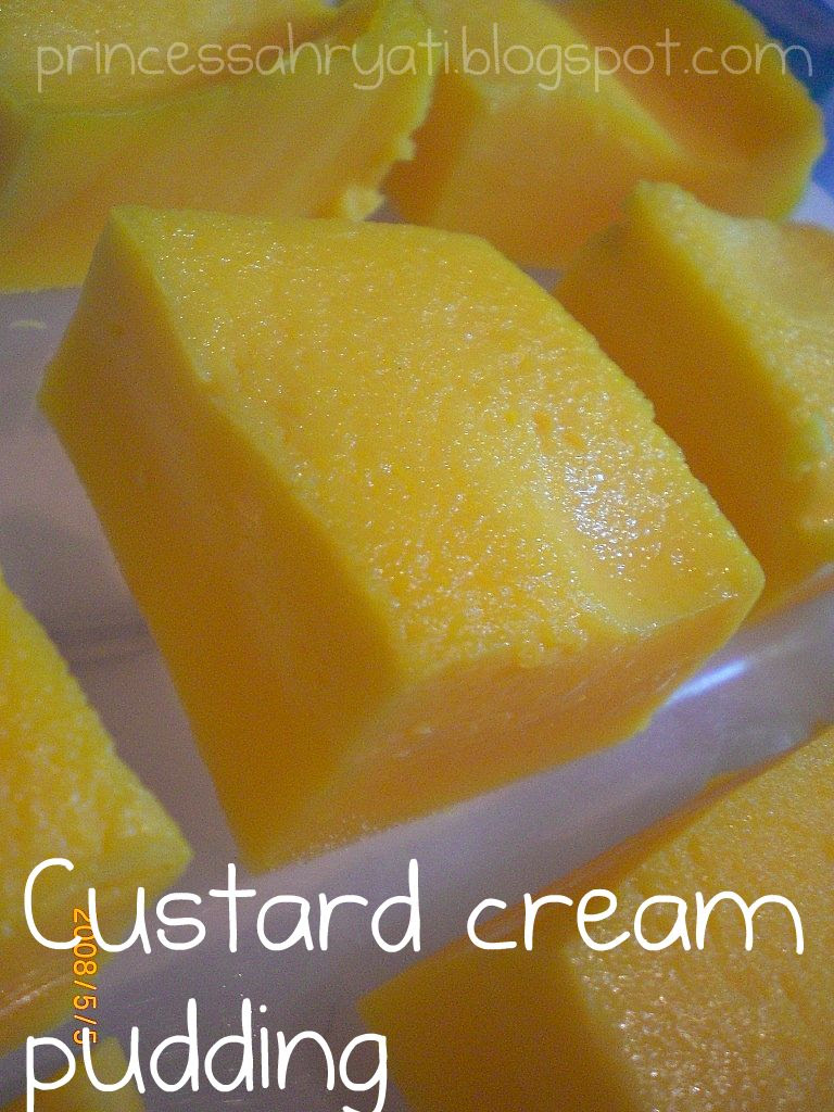 SUMBER INSPIRASIKU: CUSTARD CREAM PUDDING