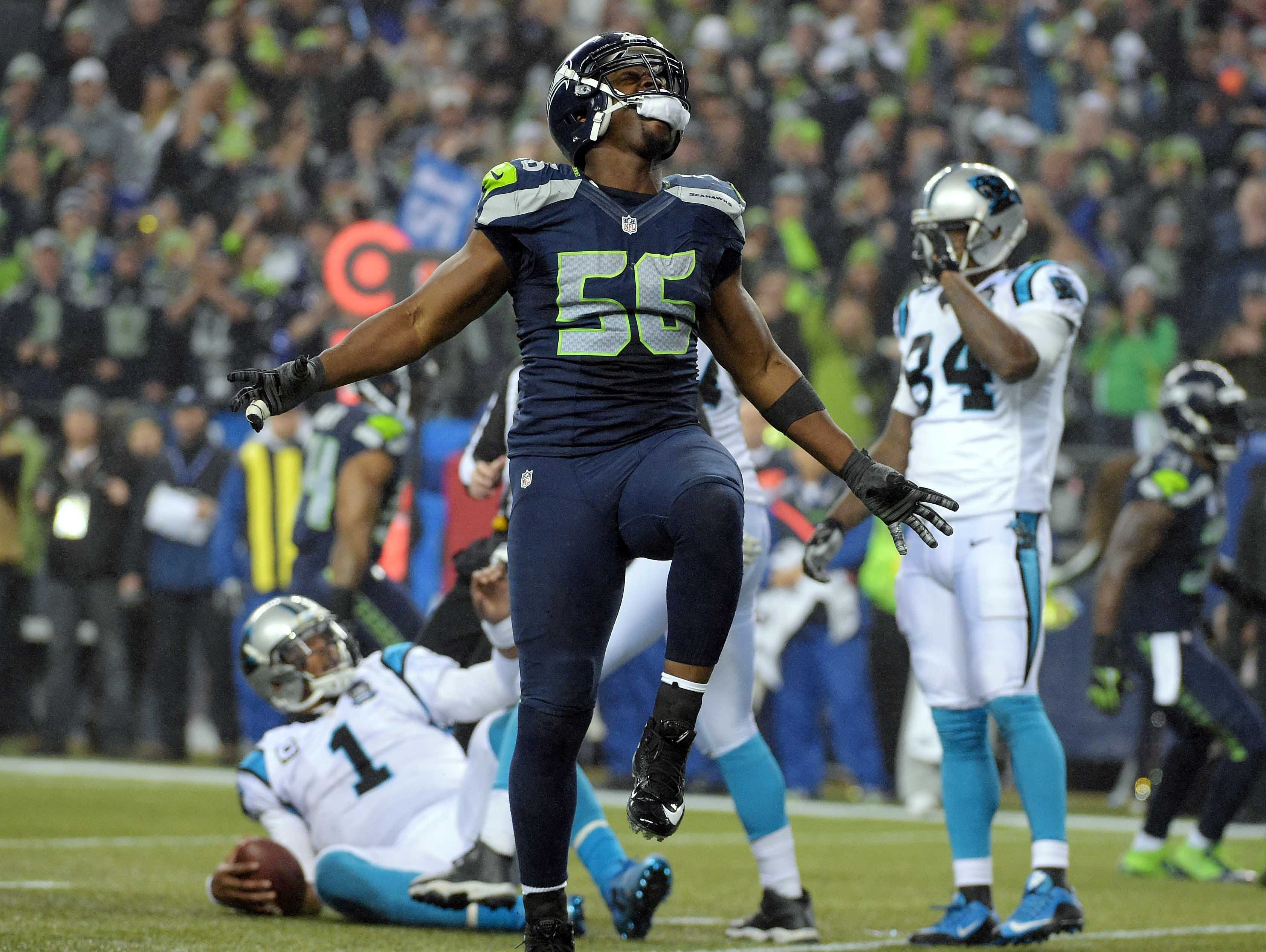 Cliff Avril and the defending champion Seahawks are headed back to the NFC Championship Game after a 31-17 win over the Panthers.