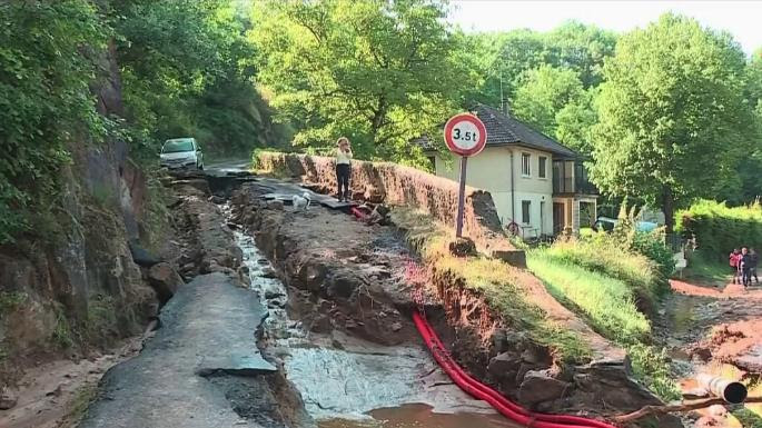 Intempéries : une commune du Puy-de-Dôme dévastée par une coulée de boue