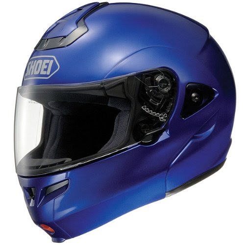 Motorcycle Helmets With Bluetooth: Shoei Metallic Multitec Street Racing Motorcycle Helmet