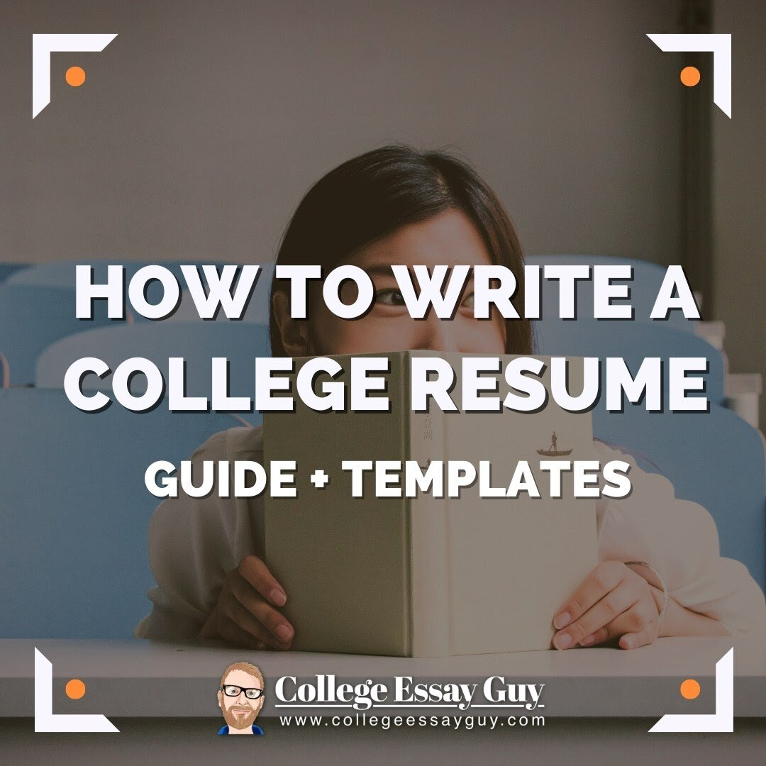 Undergraduate scholarship examination on his/her own. How To Write A College Resume Example Templates