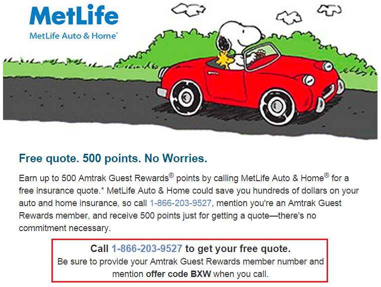 Learn more about metlife, one of america's top insurance companies. Random News 500 Amtrak Points For Metlife Quote Uber And Walmart Amex Statement Credits And Chicago Seminars Dinner Meetups For Friday And Saturday Night