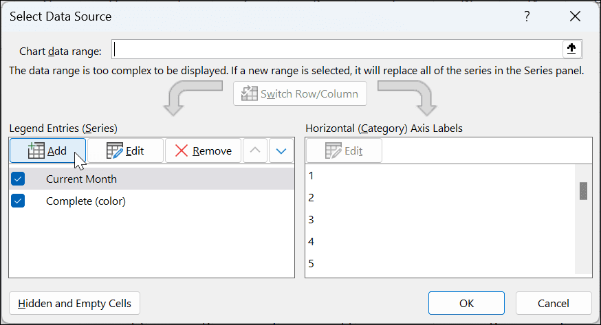 Select data source