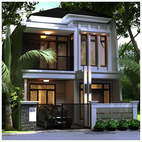 model rumah minimalis lantai 2 - desain rumah