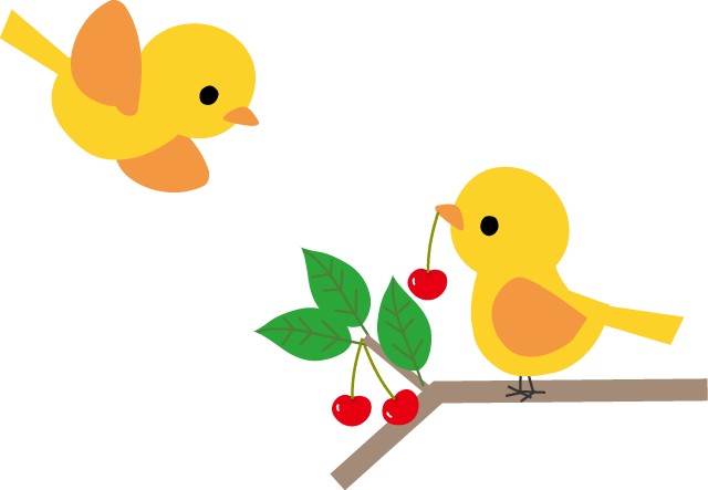 小鳥 イラスト フリー デスクトップ 壁紙 シンプル