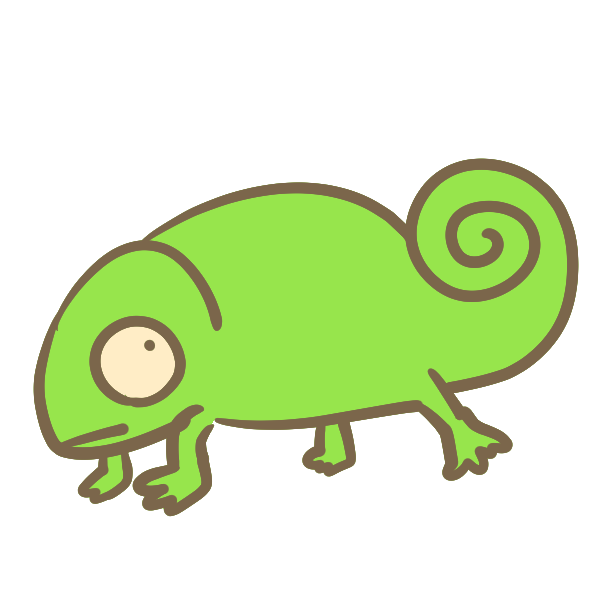 すべての動物の画像 最高かつ最も包括的なカメレオン イラスト 簡単