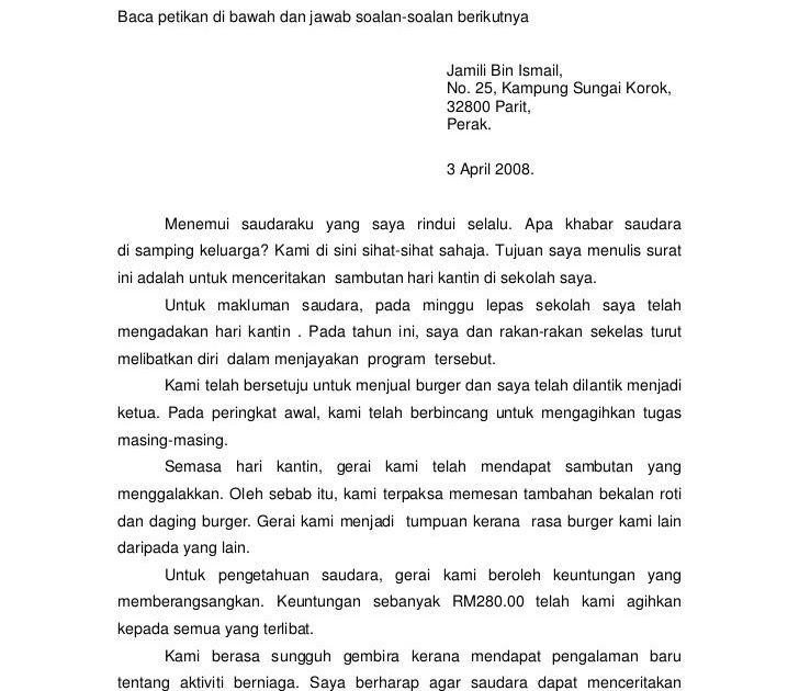 Contoh Surat Rasmi Laporan Kehilangan Barang - Rasmi Suf