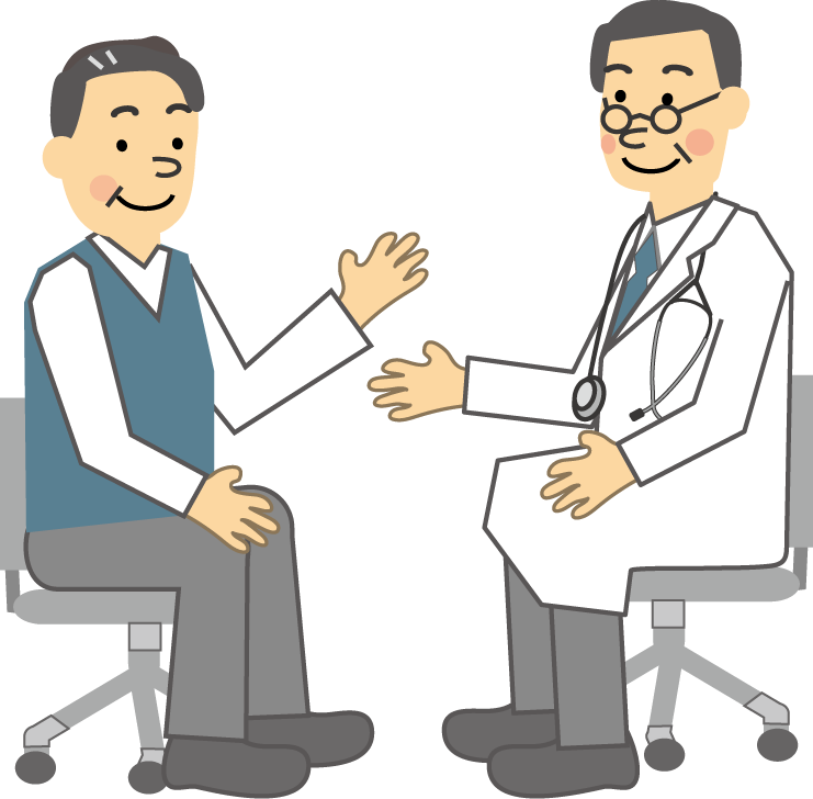 新鮮な医者 患者 イラスト フリー アニメ画像