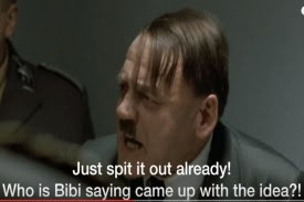 Hitler upset with Bibi