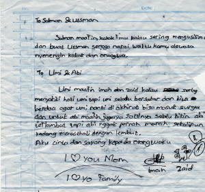 Contoh Surat Kagum