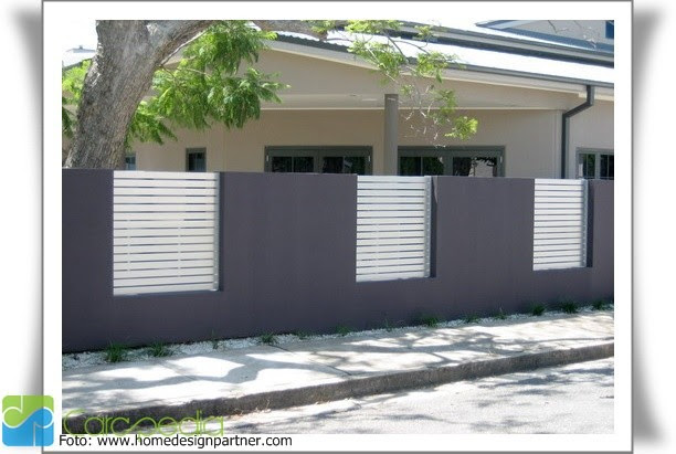 Gambar Desain Pilar Pagar Rumah  Rumah  XY