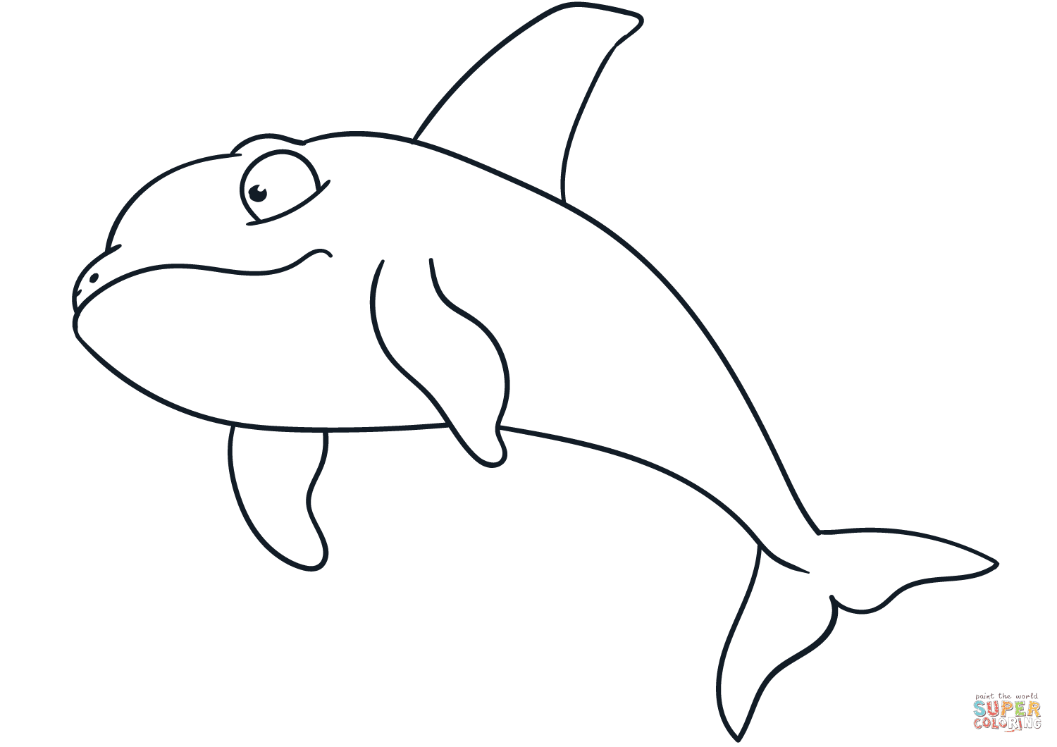 Free printable orca or killer whale coloring pages for kids. Killer Whale Coloring Page Free Printable Coloring Pages