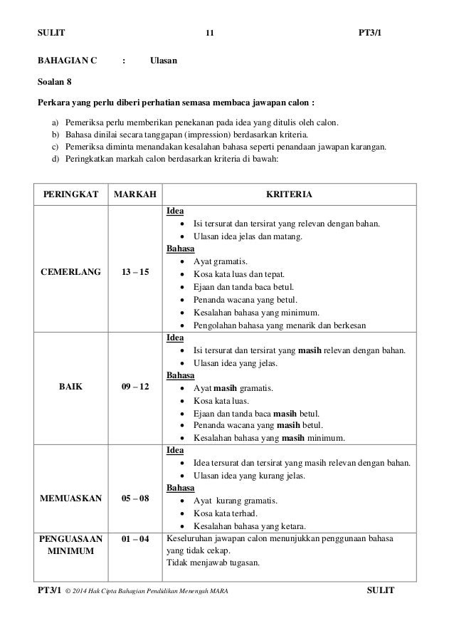 Contoh Soalan Dan Jawapan Bm Spm - Cara Resign Kerja