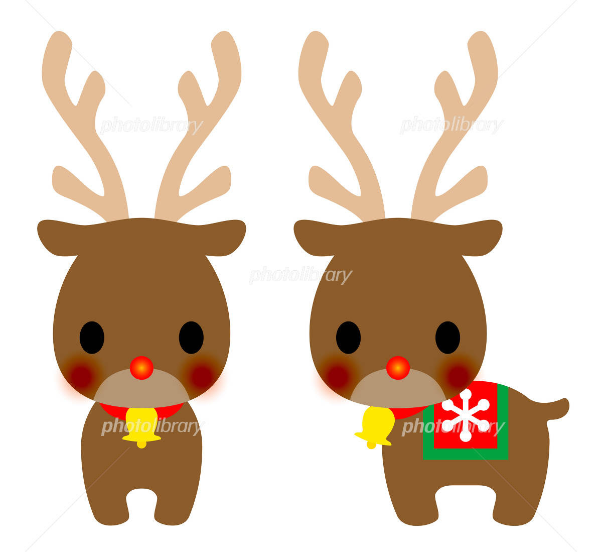トナカイ イラスト 簡単 かわいい