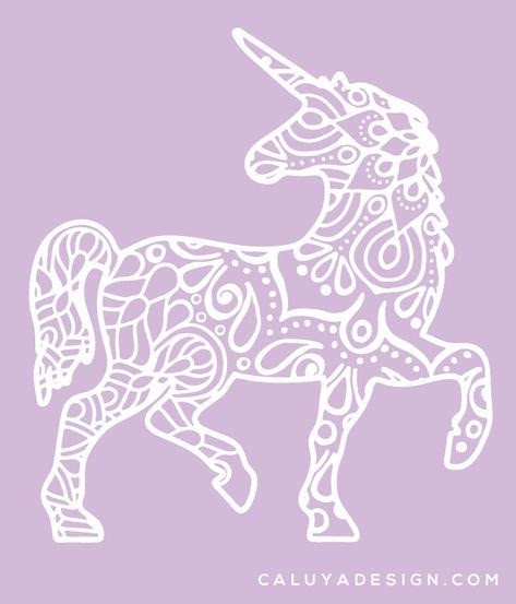 Download unicorn-4u: Free Mandala Animal SVG, PNG, DXF & EPS Cut File Download ...