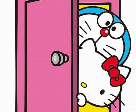 子供向けぬりえ ラブリードラえもん ハロー キティ
